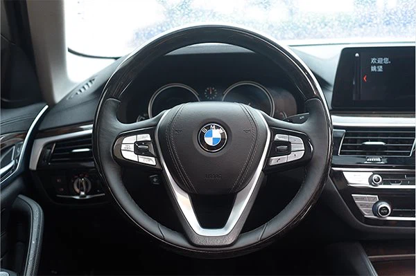 MAHOGANY MUL TIFUNCTIONAL SPORTS LEATHER STEERING WHEEL