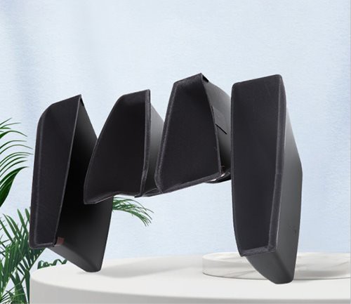 Flocked interior door storage box